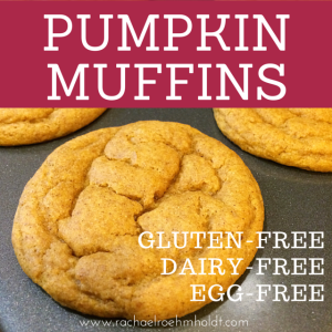 Gluten-free Dairy-free Pumpkin Muffins | RachaelRoehmholdt.com