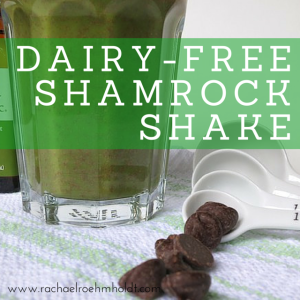 Dairy-free Shamrock Shake | RachaelRoehmholdt.com