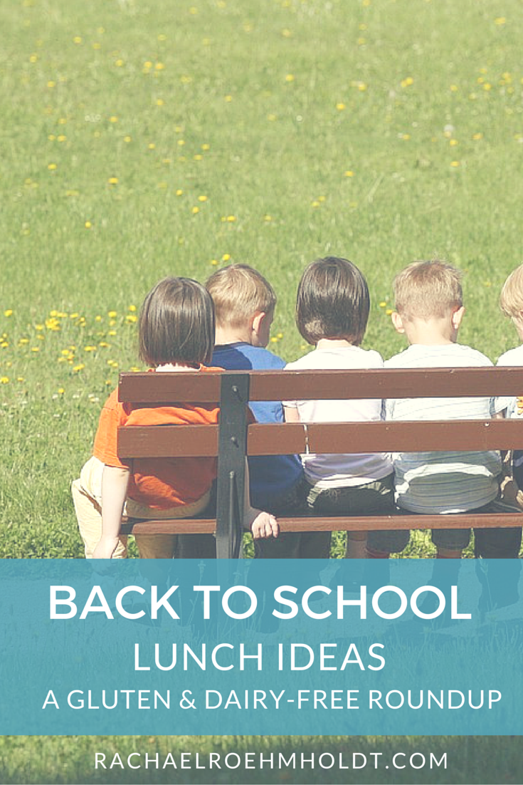 Back To School Lunch Ideas (Gluten-free Dairy-free Roundup) | RachaelRoehmholdt.com