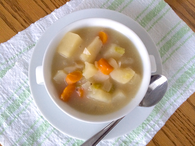 Crock Pot Potato Soup (Gluten-Free Dairy-Free) | RachaelRoehmholdt.com