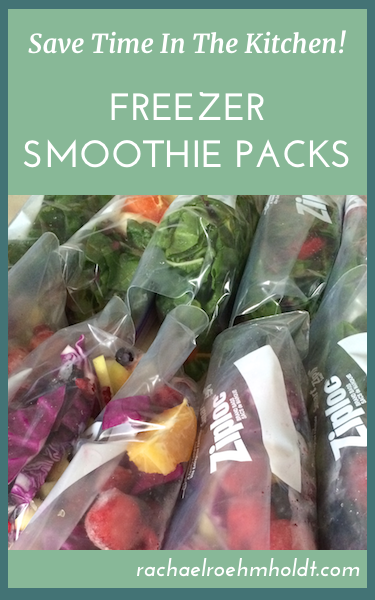 Freezer Smoothie Packs | RachaelRoehmholdt.com