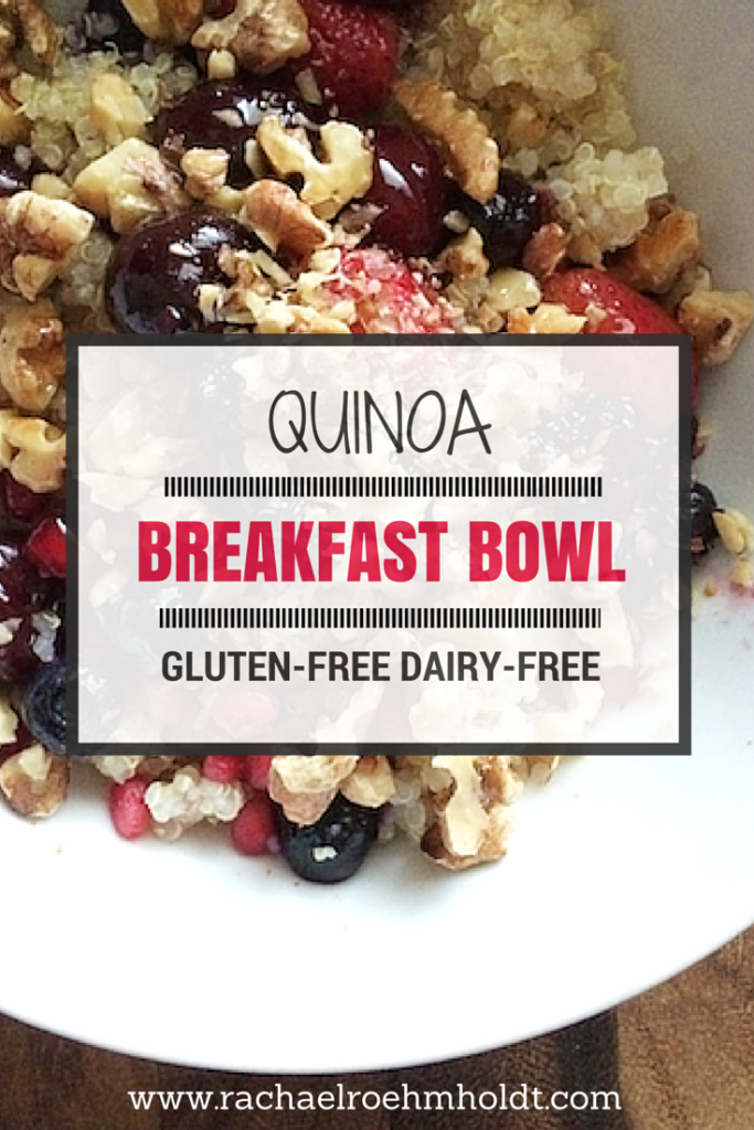 Quinoa Breakfast Bowl | RachaelRoehmholdt.com
