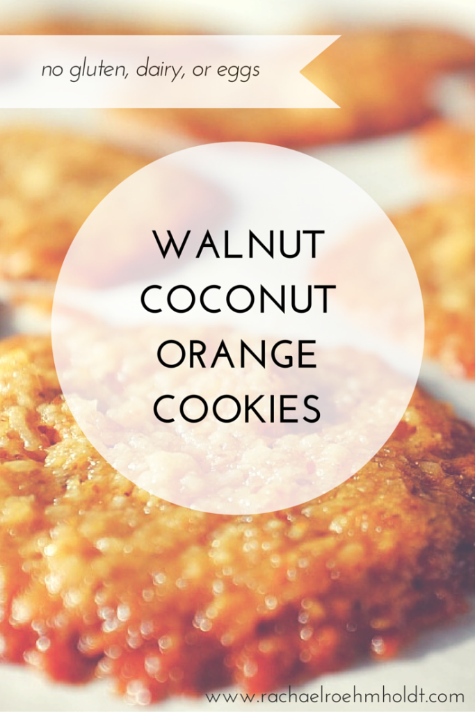 Walnut Coconut Orange Cookies | RachaelRoehmholdt.com