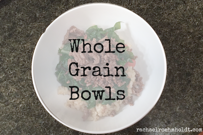 Whole Grain Bowls are gluten-free dairy-free and versatile