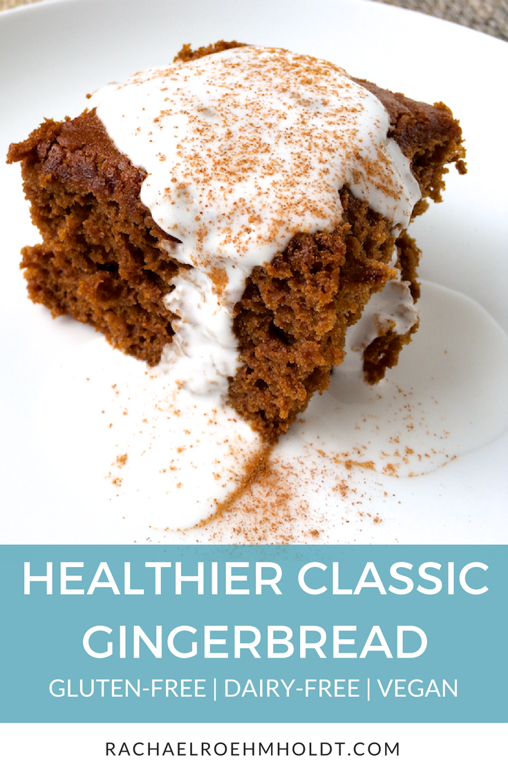 Looking for a healthier version of classic gingerbread? Check out this gluten-free dairy-free vegan take on a classic holiday favorite!