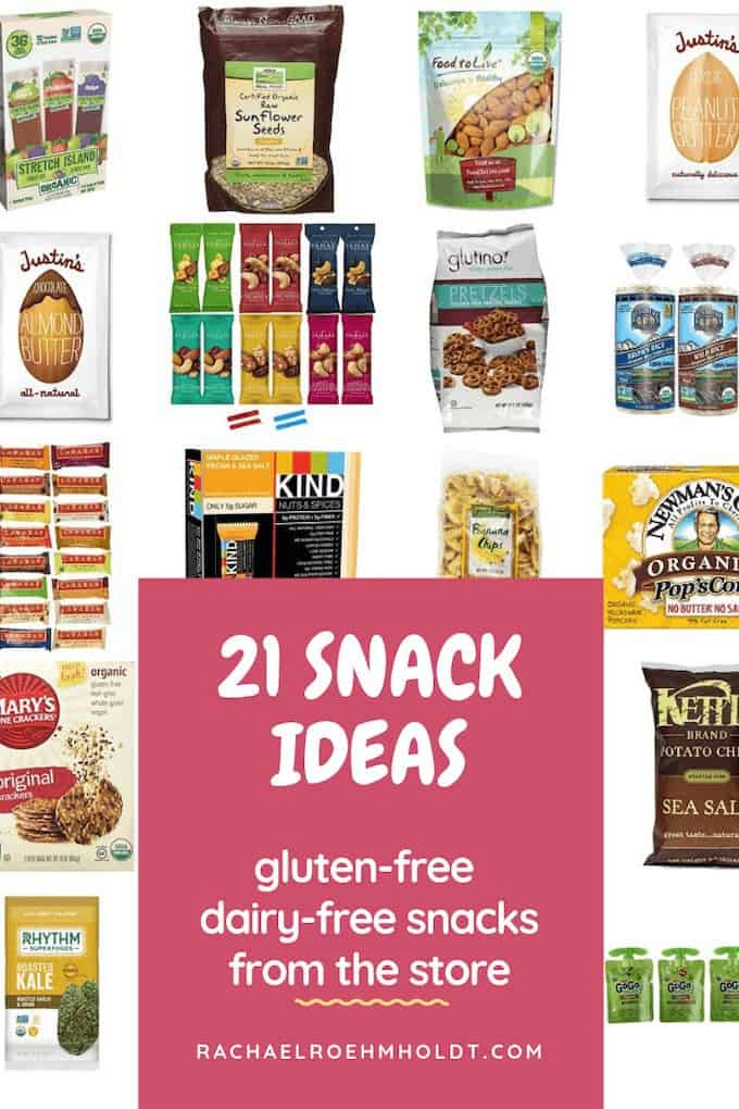21 Snack Ideas - gluten-free dairy-free snacks from the store