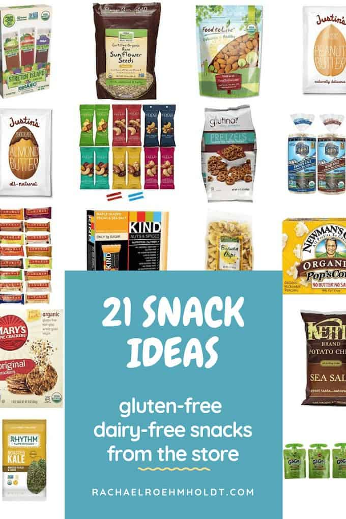 21 Snack Ideas - gluten-free dairy-free snacks from the store