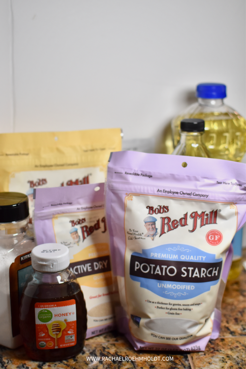 How to make gluten, dairy, and egg-free bread for a bread machine step-by-step. Step 1. Gather ingredients