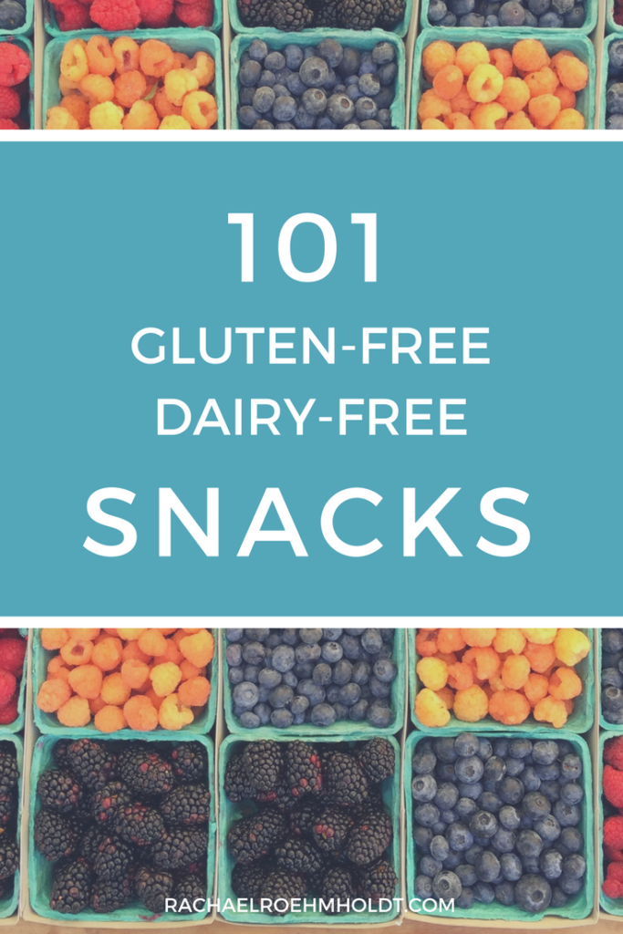 Looking for gluten-free dairy-free snacks? Look no further! I've got you covered with 101 snack ideas for homemade, store-bought, travel, and simple recipes that are quick and easy to put together.
