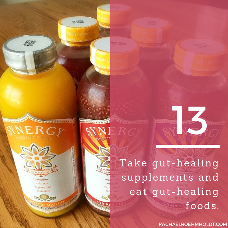 Gluten and Dairy-free Diet: 15 Tips to Stay Healthy // 13. Take gut-healing supplements and eat gut-healing foods