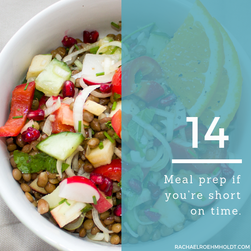 Gluten and Dairy-free Diet: 15 Tips to Stay Healthy // 14. Meal prep if you're short on time