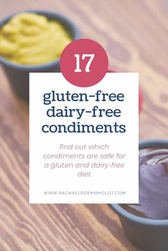 17 Gluten-free Dairy-free Condiments