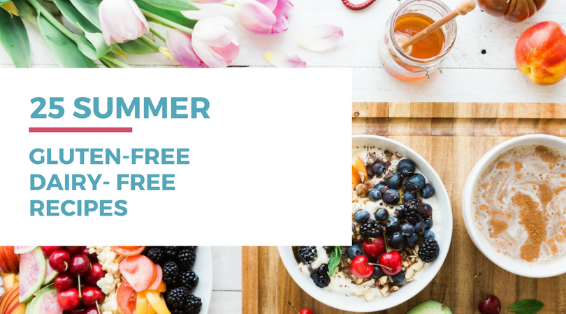 Looking for some summer recipes for your gluten-free dairy-free diet? Check out these 25 awesome recipes by clicking through to read the full post.