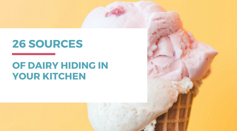 Are you just getting started with a dairy-free diet? If so, you won't want to miss these 26 hidden sources of dairy in your kitchen! Click through to read the entire post.