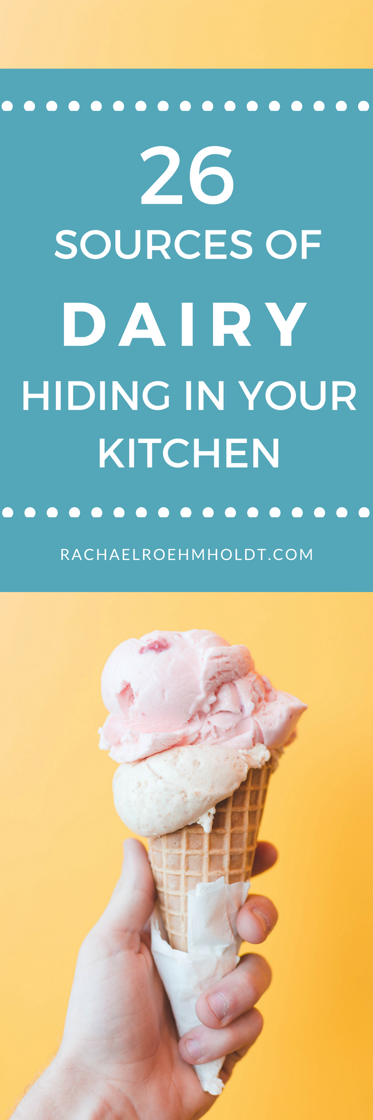 Are you just getting started with a dairy-free diet? If so, you won't want to miss these 26 hidden sources of dairy in your kitchen! Click through to read the entire post.