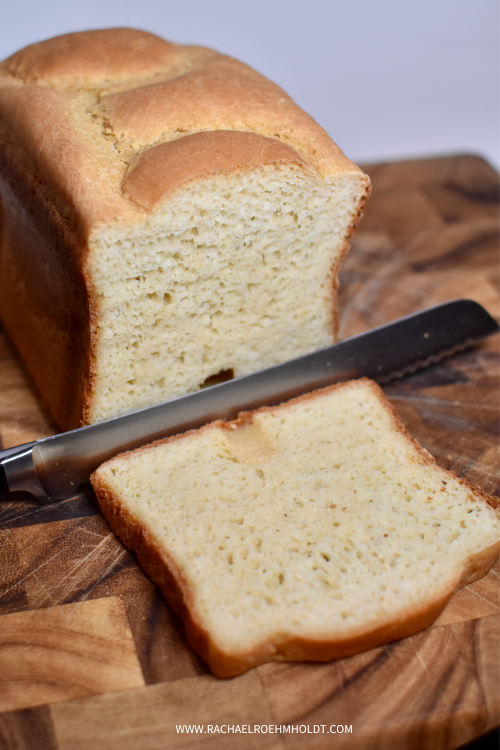 How to make gluten, dairy, and egg-free bread for a bread machine step-by-step. Slice and enjoy