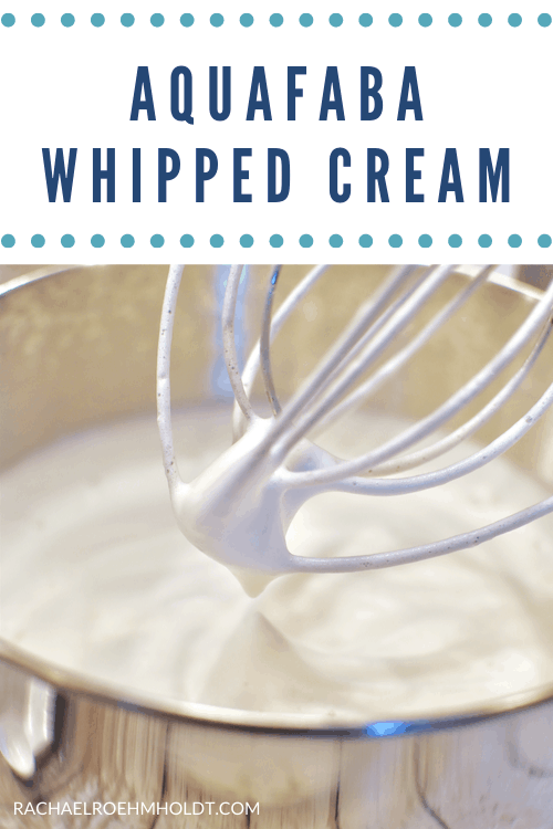 Aquafaba Whipped Cream Recipe Rachael Roehmholdt