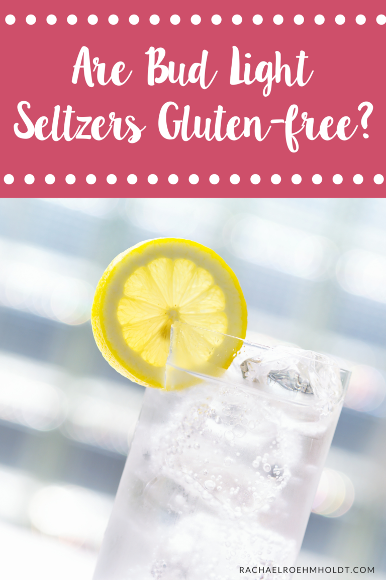 Are Bud Light Seltzers Glutenfree? Rachael Roehmholdt