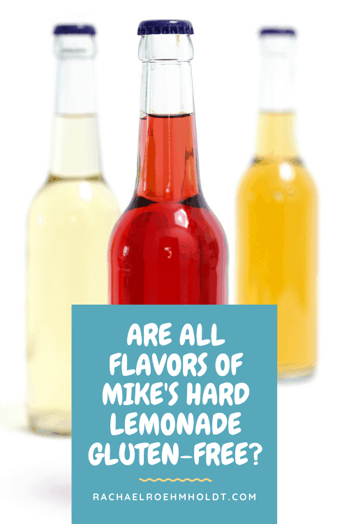 Are all flavors of Mike's hard lemonade gluten-free?