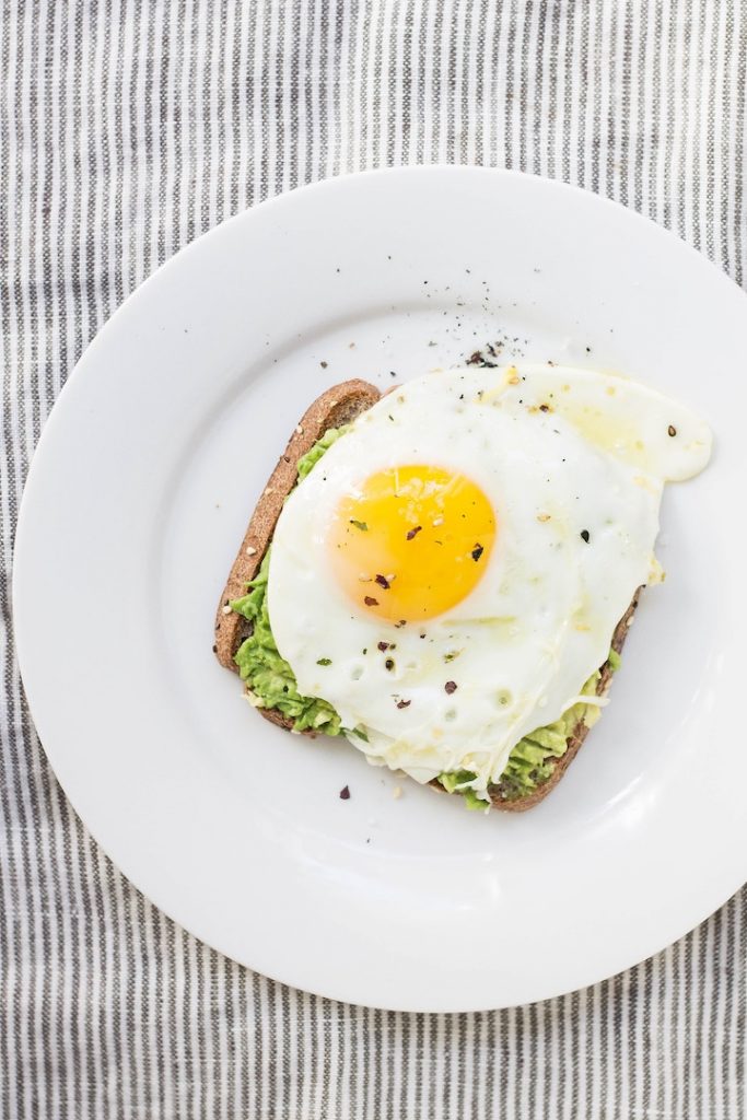 Gluten-free dairy-free breakfast idea: avocado toast