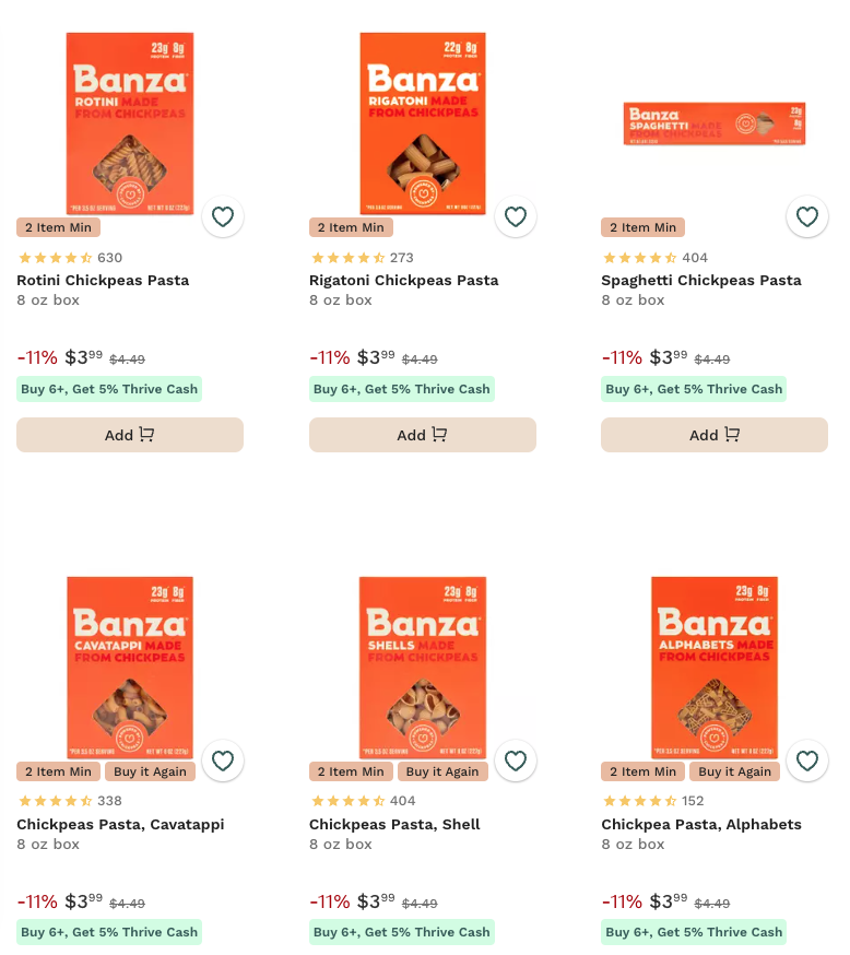 Banza Gluten-free Pasta