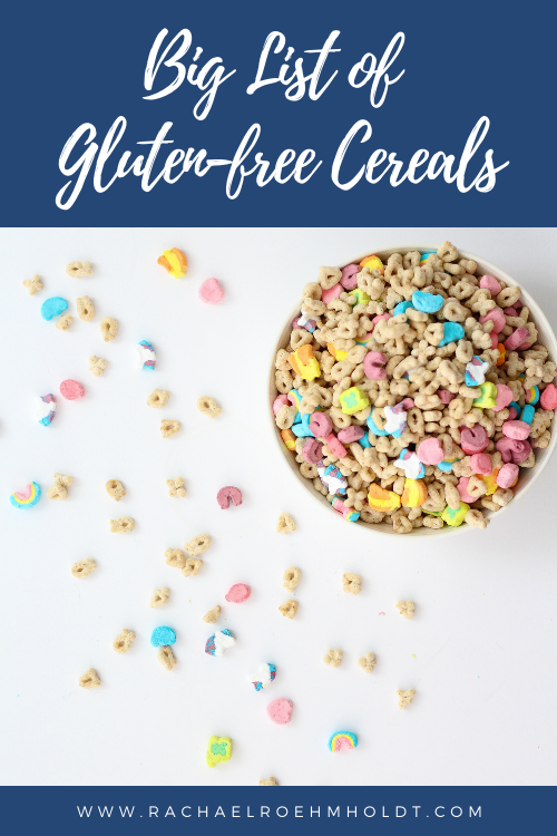 Big List of Gluten-free Cereals