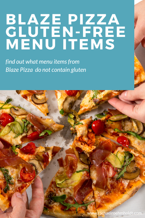 Blaze Pizza Gluten-free Menu Items