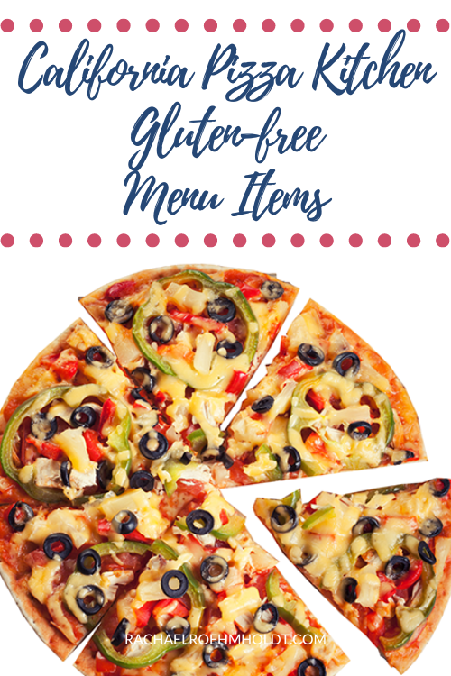 California Pizza Kitchen Gluten-free Menu Items