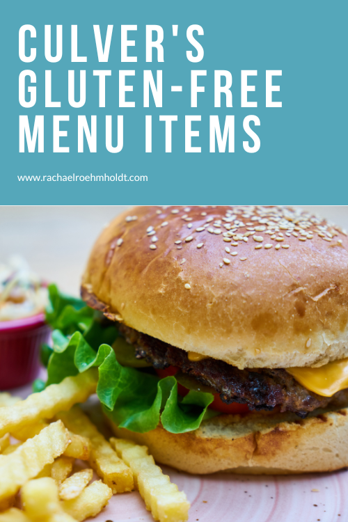 Culver's Gluten-free Menu Items