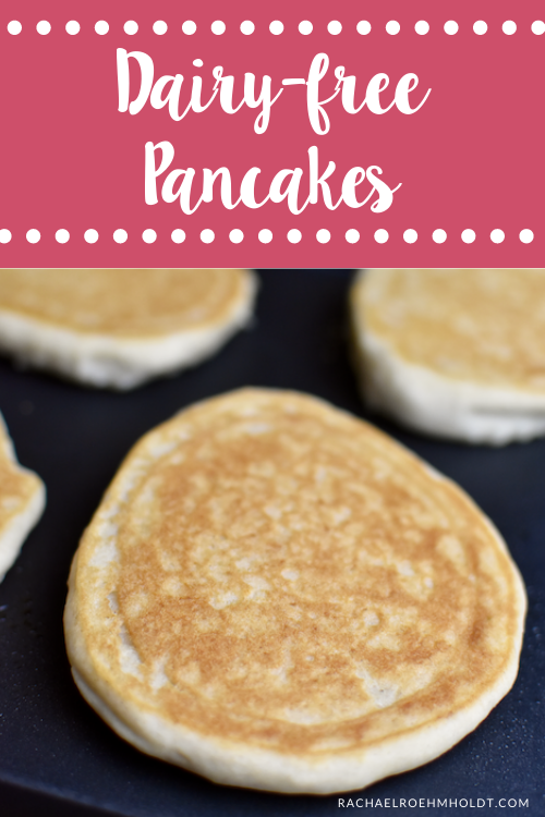 Dairy-free Pancakes (Gluten-free, Egg-free Option)