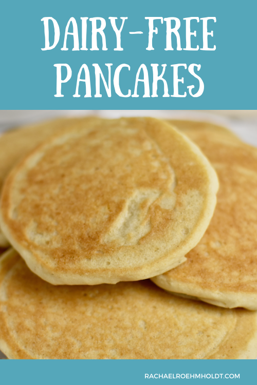 Dairy-free Pancakes (Gluten-free, Egg-free Option)