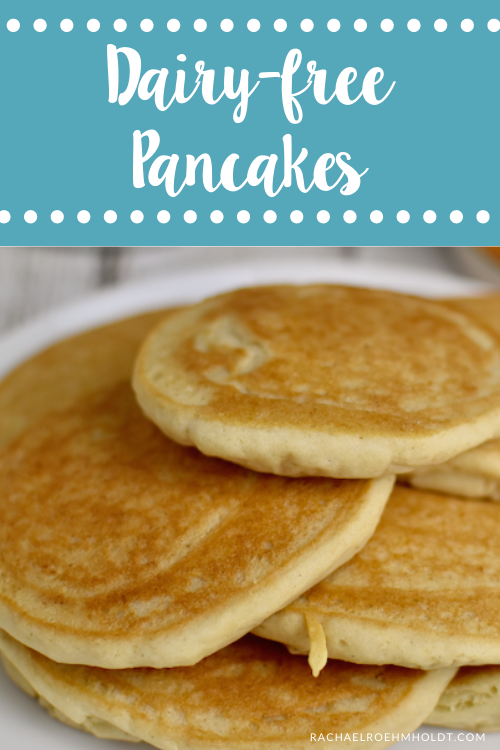 Dairy-free Pancakes (Gluten-free, Egg-free Option)