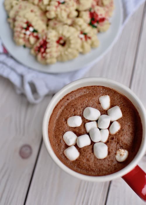 Dairy-free Peppermint Hot Chocolate