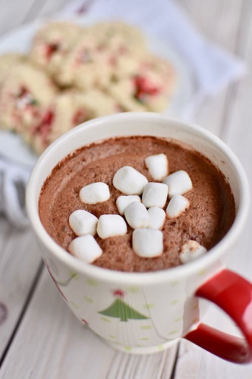 Dairy-free Peppermint Hot Chocolate