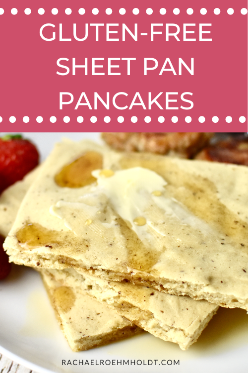 Dairy-free Sheet Pan Pancakes (Gluten-free, Vegan)