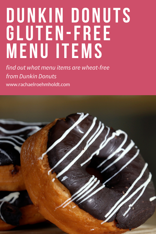 Dunkin Donuts Gluten-free Menu Items