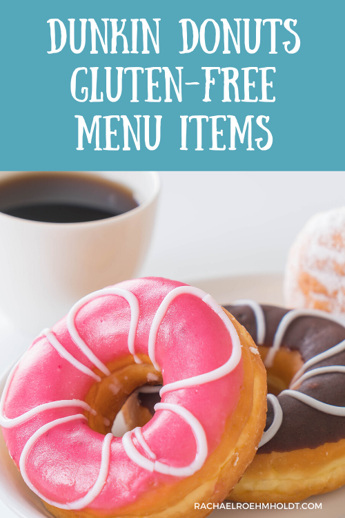 Dunkin Donuts Gluten-free Menu Items