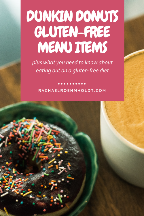 Dunkin Donuts Gluten-free Menu Items