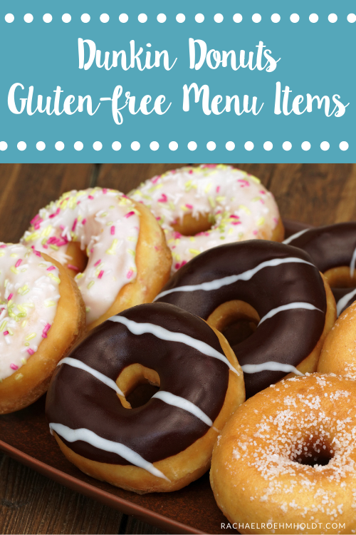 Dunkin Donuts Gluten-free Menu Items