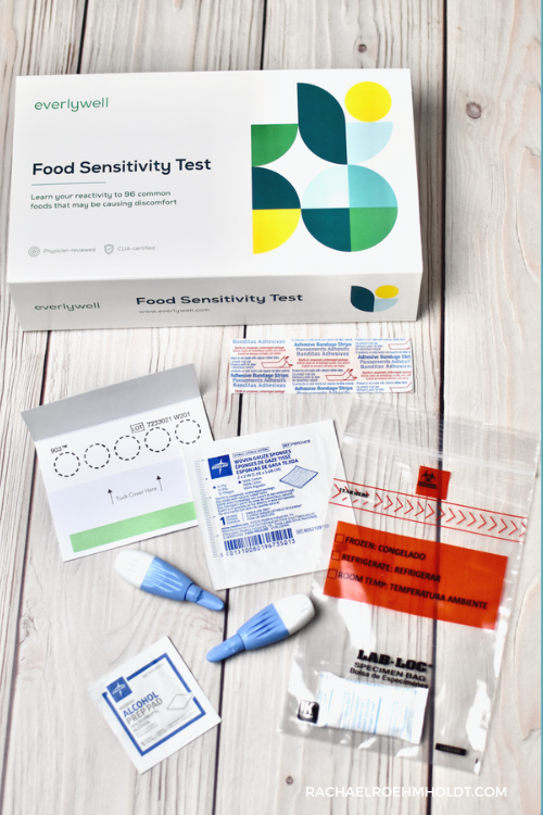 Everlywell Food Sensitivity Test Contents