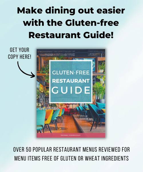 Make dining out easier with the Gluten-free Restaurant Guide