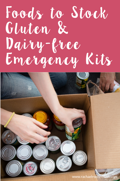 Foods to Stock Gluten & Dairy-free Emergency Kits