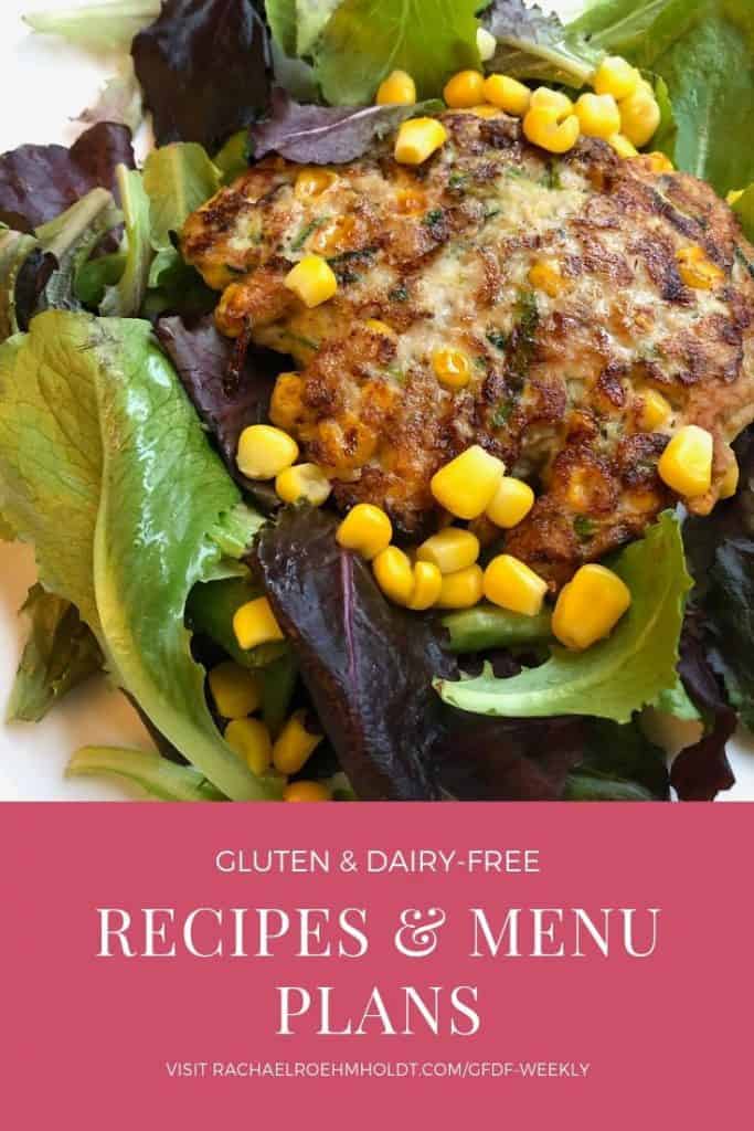 Gluten and dairy-free recipes and menu plans