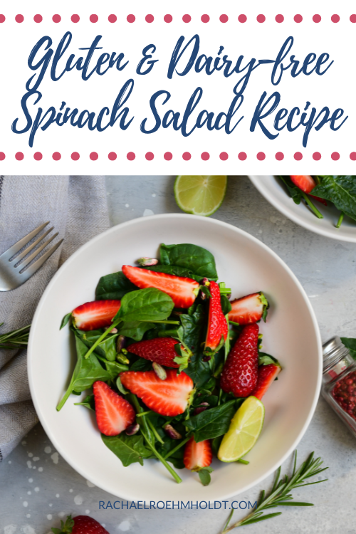 Gluten & Dairy-free Spinach Salad Recipe