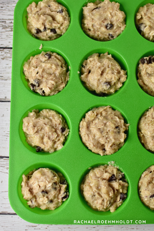Gluten-free Banana Muffins with Chocolate Chips (Dairy-free, Egg-free)
