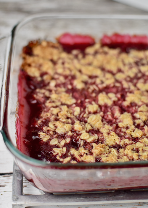 Gluten-free Berry Crisp (Dairy-free)