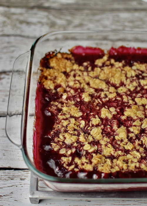 Gluten-free Berry Crisp (Dairy-free)