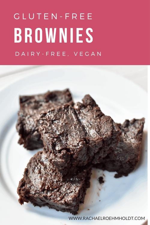 Gluten-free Brownies (Dairy-free, Vegan)