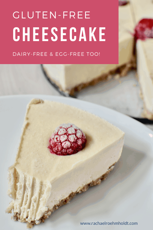 Gluten free Cheesecake Recipe (dairy and egg-free)