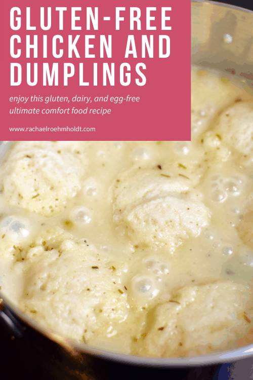 Gluten-free Chicken and Dumplings (Dairy-free, Egg-free)